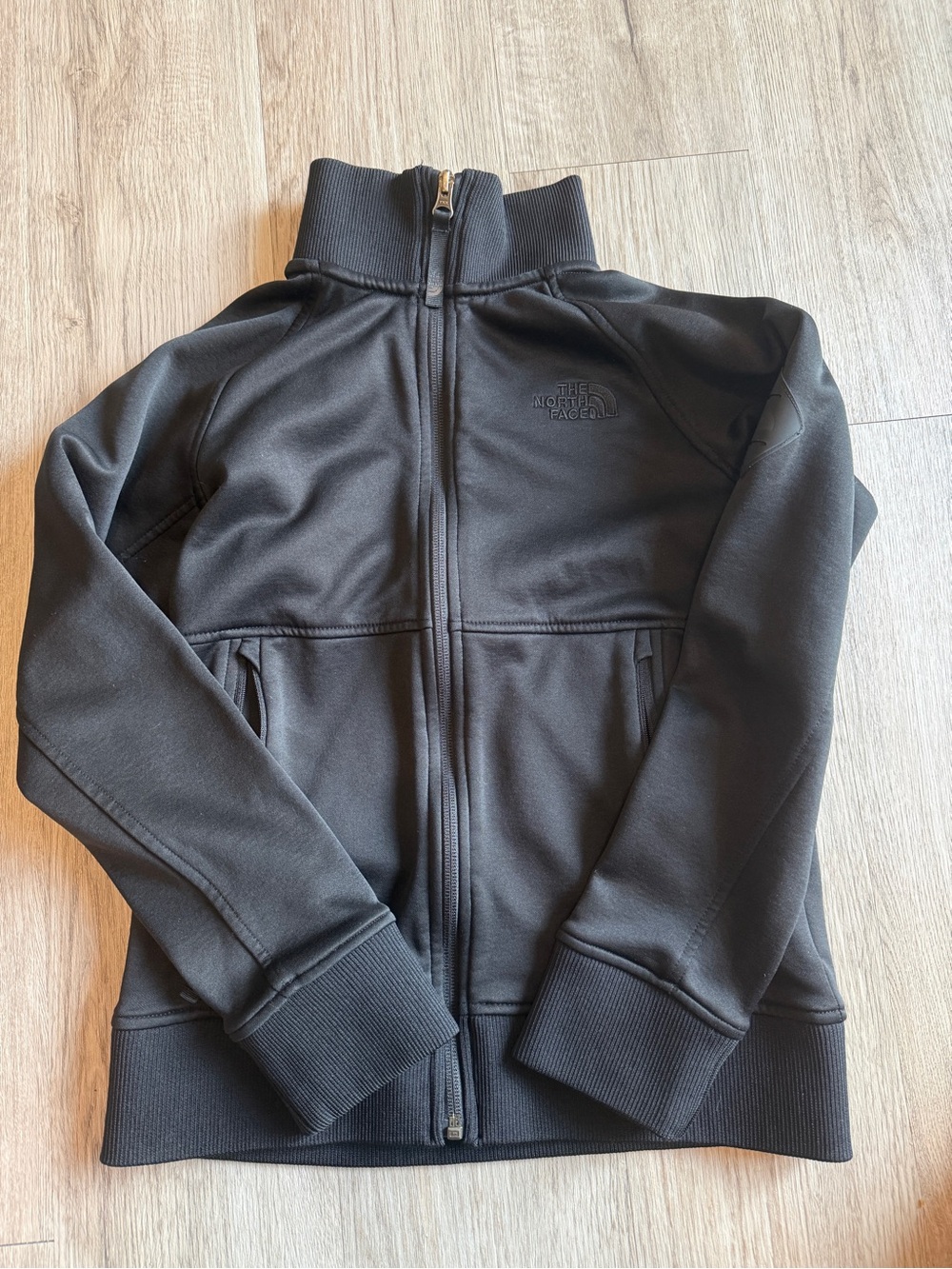 The North Face Kids Black Full-Zip Track Jacket